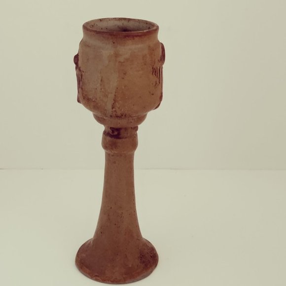 Antique Flat Earth PAK '81 Ceramic Vase - Picture 5 of 7